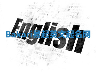 Bakari易起英文起名网 Bakari易起英文起名网