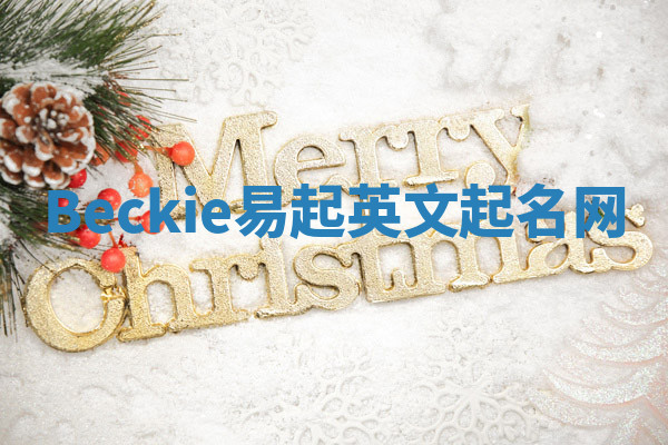 Beckie易起英文起名网