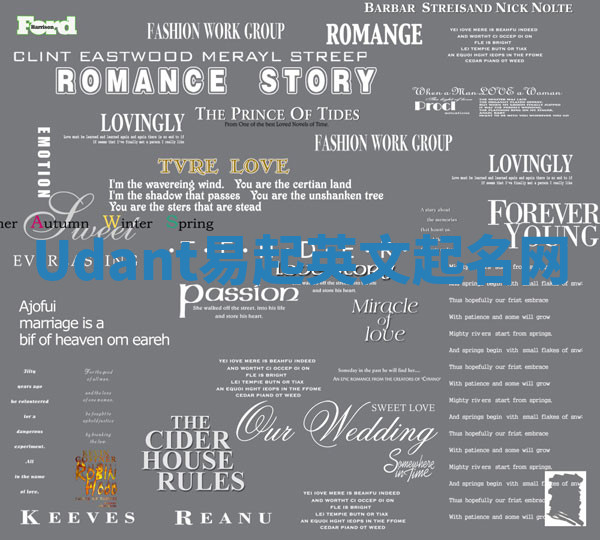 Udant易起英文起名网